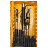 VARIETY: socket heads, drill bits, chisels & more