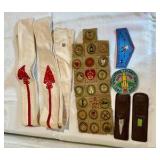 Grouping Vintage Boy Scout Patches Order of the Arrow Sash