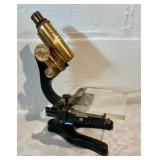 Ernst Leitz Microscope base Vintage with scope