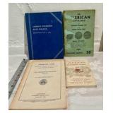 4 Coin Booklets Soft cover books