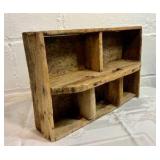 Vintage wood tool carrier/garden box