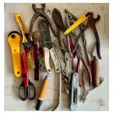 Misc tools, chisels, pliers
