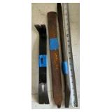 Tire tools and pry bar