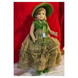 Vintage Lenci felt fashion doll with original clothes