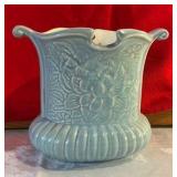 Vintage blue Red wing #1183 vase