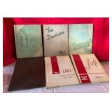 6 Vintage yearbooks