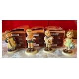 Collectable M.J Hummel group of 4 yearly Hummell club