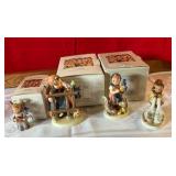 Group of 4 M.J Hummell, The love lives on set