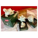 Collectable snowbabies Christmas ornaments
