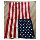 Vintage Paramount Heavy Cotton USA Flag 4x6