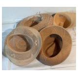 Vintage Women’s Straw Hats Set of 4