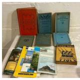 Vintage French books and maps