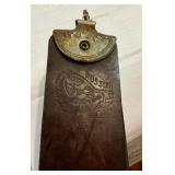 Vintage barber razor strop & hunting game carrier