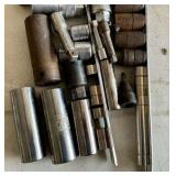 Various sized sockets
