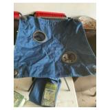 Camping foldable table and Coleman quick pump