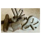 3 automotive pullers, 1 clamp