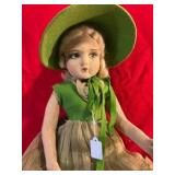 Vintage Lenci felt fashion doll with original clothes