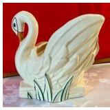 Vintage Mccoy swan planter spoon rest