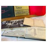 Vintage group of 5 Vista yearbooks
