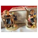 Group of 4 M.J Hummell, The love lives on set