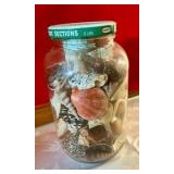 Jar of seashells