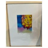 2 Prints Lion sun by artist T. Scott limited edition plus Donna