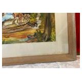 Collectable watercolor deer and fawns