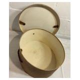Vintage heavy cardboard hat box