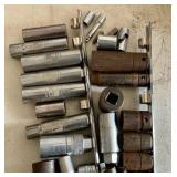 Various sized sockets