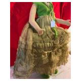 Vintage Lenci felt fashion doll with original clothes