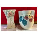 Group of Mccoy pottery, vases Purinton