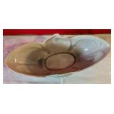 Vintage pottery lotus flower vase planter