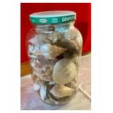 Jar of seashells
