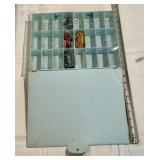 Vintage Toy Miniature Mattel Car Plastic Carrier 4 vehicles Childs Firetruck Van