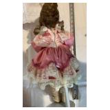 Group 3 Porcelain and Hard plastic Fashion Dolls