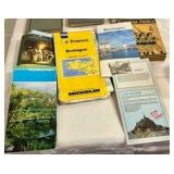 Vintage French books and maps
