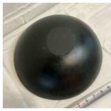 Vintage wood hand painted rosemaling bowl