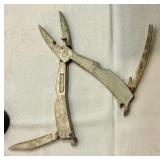 Vintage estate lot of tools, rulers and malco andy snips