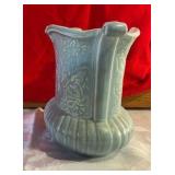 Vintage blue Red wing #1183 vase