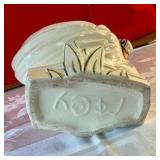 Vintage Mccoy swan planter spoon rest