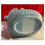 Vintage blue Red wing #1183 vase