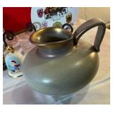 Group porcelain and pottery items goebel bell, wien pitcher