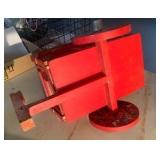 Vintage Rosemaling Wood Painted Decorative Wagon