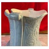 Vintage blue Red wing #1183 vase