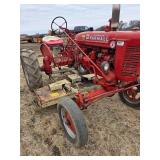 Farmall Super A W/Woods 306 72" Belly Mower (Runs)