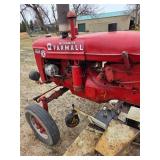 Farmall Super A W/Woods 306 72" Belly Mower (Runs)