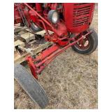 Farmall Super A W/Woods 306 72" Belly Mower (Runs)