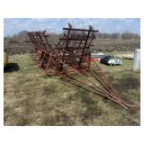 7 Section Spring Tooth Drag On Cart