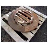 Cast Steel Drain Cover 21" Opening