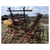 7 Section Spring Tooth Drag On Cart